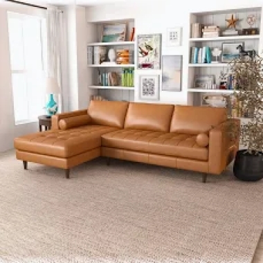 Thanh Lý Bộ Sofa Gốc L Da Cao Cấp