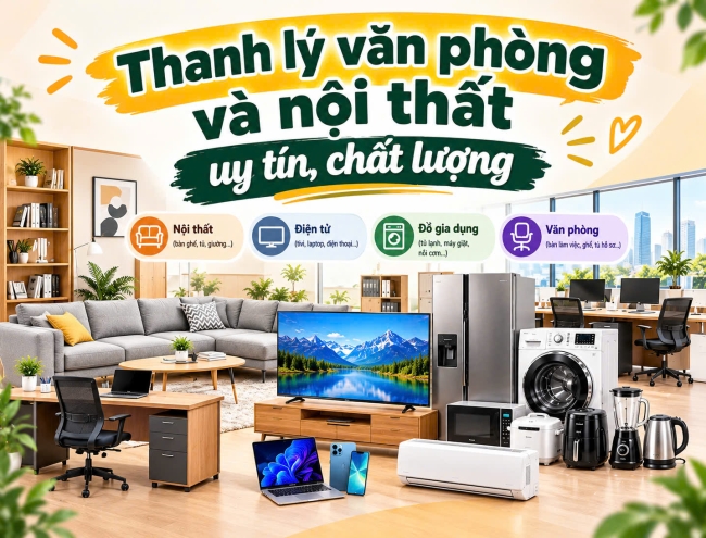 Thanh Lý Văn Phòng Và Nội Thất Tại TPHCM Nhanh Chóng, Giá Tốt