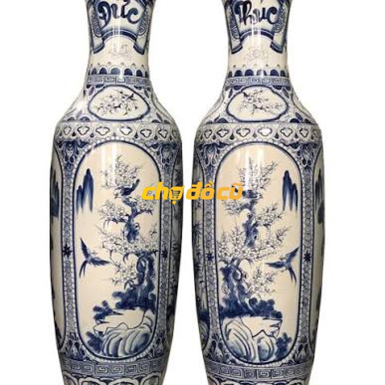 Thanh Lý Cặp Lục Bình Gốm Sứ Cao Cấp Bát Tràng