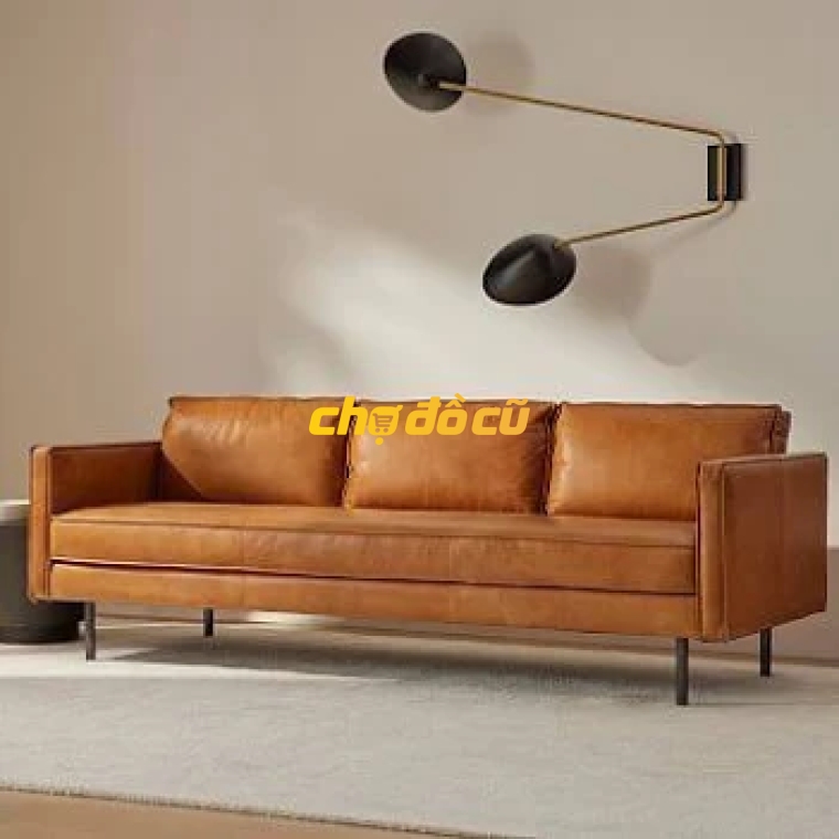 Thanh Lý Bộ Sofa Băng Da mới 99%